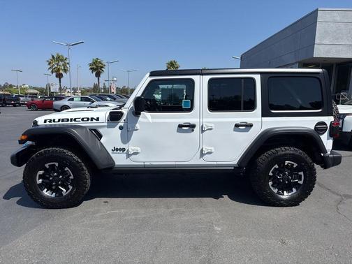 Bright White 2025 Jeep Wrangler 4xe Rubicon
