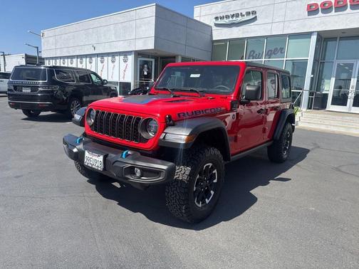 Firecracker Red Clearcoat 2024 Jeep Wrangler 4xe Rubicon