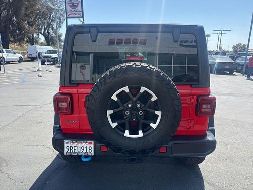 Firecracker Red Clearcoat 2024 Jeep Wrangler 4xe Rubicon