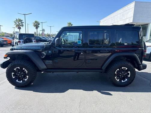 Black Clearcoat 2025 Jeep Wrangler 4xe Rubicon