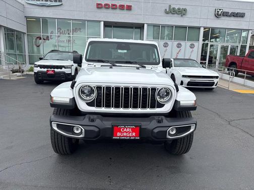 Bright White 2025 Jeep Wrangler 4xe Sahara