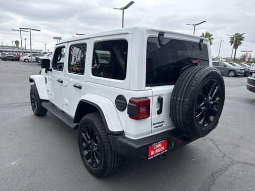Bright White 2025 Jeep Wrangler 4xe Sahara