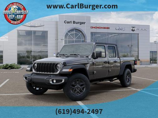 Granite Crystal Metallic Clearcoat 2026 Jeep Gladiator Sport S