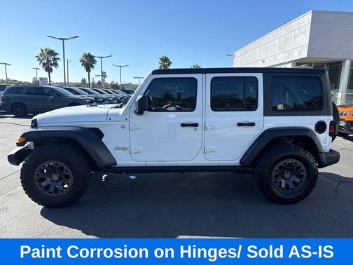Bright White Clearcoat 2018 Jeep Wrangler Unlimited Sport