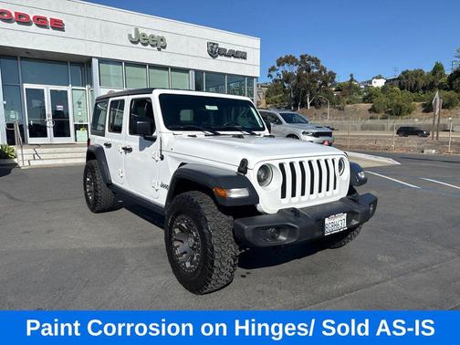 Bright White Clearcoat 2018 Jeep Wrangler Unlimited Sport
