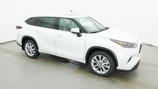 White 2026 Toyota Highlander Hybrid Limited