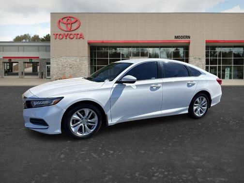 White 2019 Honda Accord LX