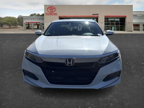 White 2019 Honda Accord LX