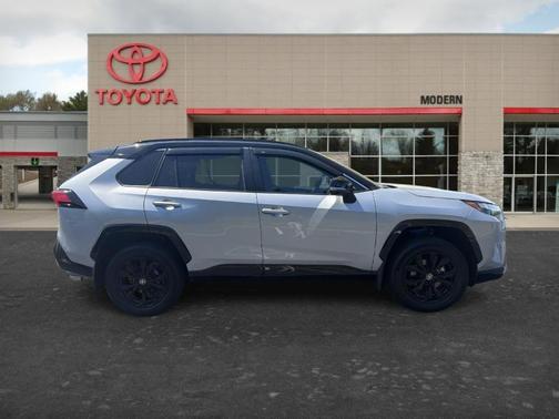 Silver 2024 Toyota RAV4 Hybrid XSE