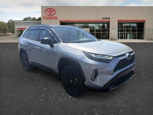 Silver 2024 Toyota RAV4 Hybrid XSE