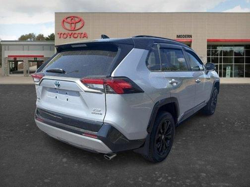 Silver 2024 Toyota RAV4 Hybrid XSE