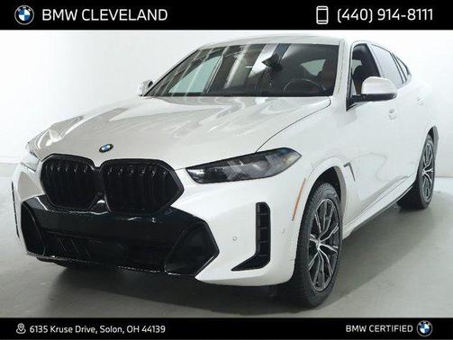 Mineral White Metallic 2024 BMW X6 xDrive40i