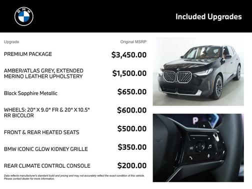 Black Sapphire Metallic 2026 BMW X3 30 xDrive