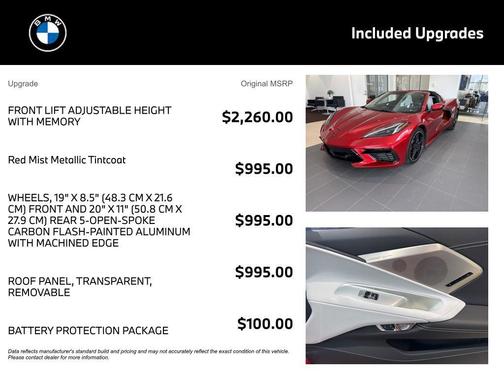 2022 Chevrolet Corvette Stingray w/2LT