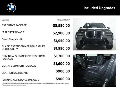 Dravit Gray Metallic 2023 BMW X7 xDrive40i