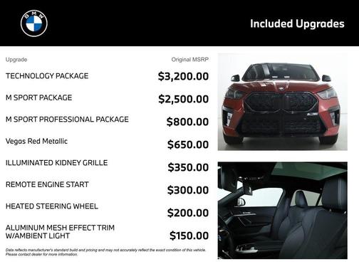 Red Metallic 2025 BMW X2 xDrive28i