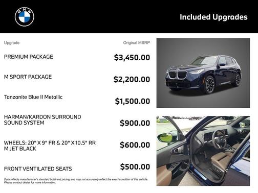 Tanzanite Blue II Metallic 2026 BMW X3 30 xDrive