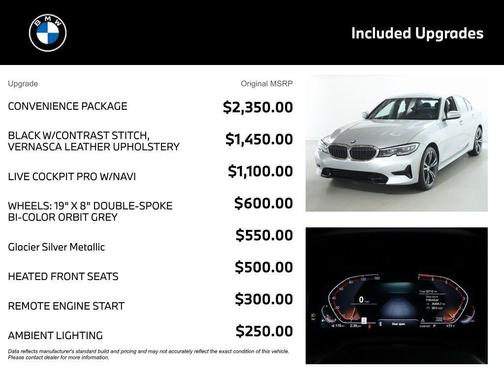 Glacier Silver Metallic 2020 BMW 330 i xDrive
