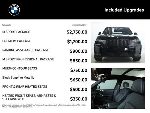 Black Sapphire Metallic 2025 BMW X5 PHEV xDrive50e