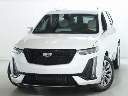 Crystal White Tri-Coat 2023 Cadillac XT6 Sport AWD
