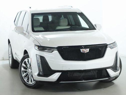 Crystal White Tri-Coat 2023 Cadillac XT6 Sport AWD