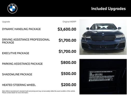 Phytonic Blue Metallic 2023 BMW M550 i xDrive