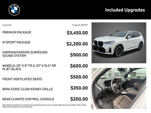 Alpine White 2026 BMW X3 30 xDrive