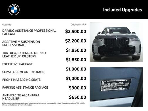 Gray Metallic 2025 BMW X5 M60i