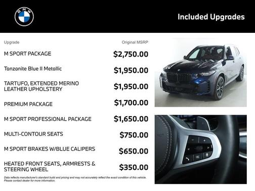 Tanzanite Blue II Metallic 2026 BMW X5 xDrive40i