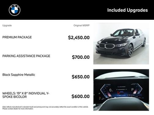 Black Sapphire Metallic 2025 BMW 330 i xDrive