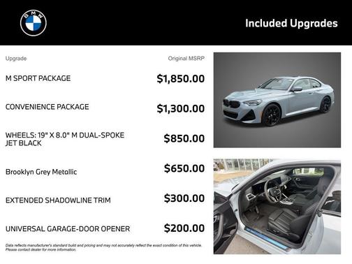 Gray Metallic 2026 BMW 230 i xDrive