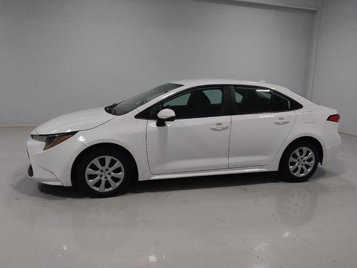 White 2022 Toyota Corolla LE