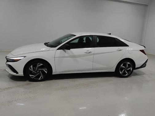 Serenity White 2025 Hyundai ELANTRA Sport