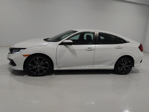Platinum White Pearl 2020 Honda Civic Sport