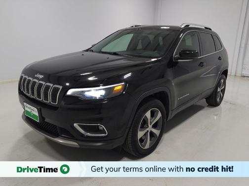 Diamond Black Crystal Pearlcoat 2019 Jeep Cherokee Limited