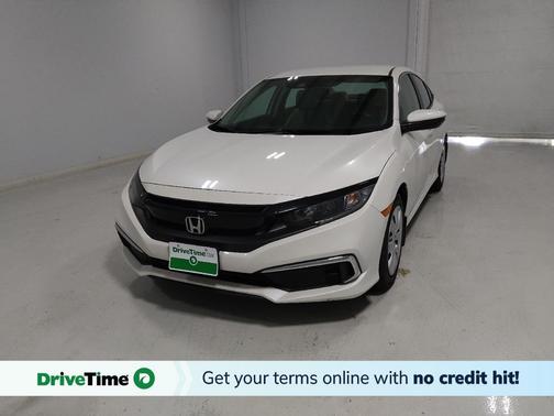 Platinum White Pearl 2020 Honda Civic LX