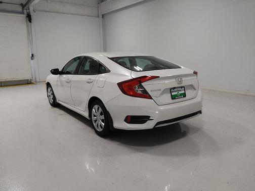 Platinum White Pearl 2020 Honda Civic LX