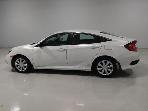 Platinum White Pearl 2020 Honda Civic LX