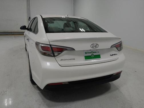 Diamond White Pearl 2016 Hyundai SONATA Hybrid SE