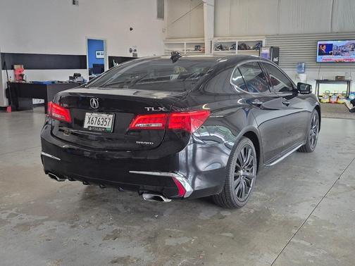 Black 2019 Acura TLX Technology