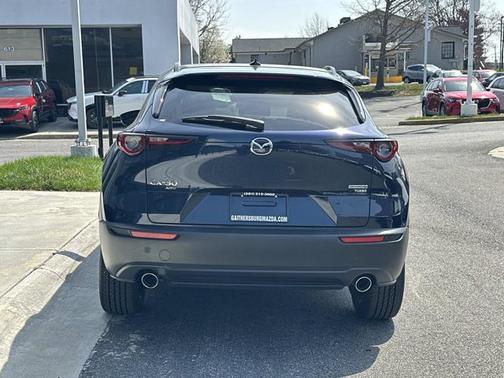 Deep Crystal Blue Mica 2025 Mazda CX-30 2.5 Turbo Premium Package