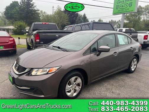 Brown 2014 Honda Civic LX