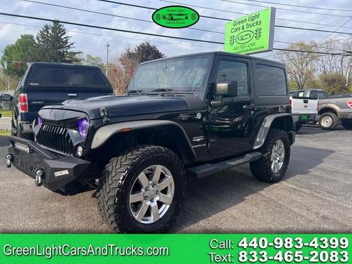 Black 2015 Jeep Wrangler Sahara