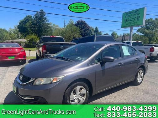 Gray 2015 Honda Civic LX