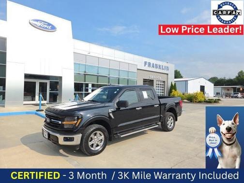 AGATE BLACK METALLIC 2024 Ford F-150 XLT
