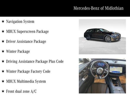 2025 Mercedes-Benz E-Class E 450 4MATIC