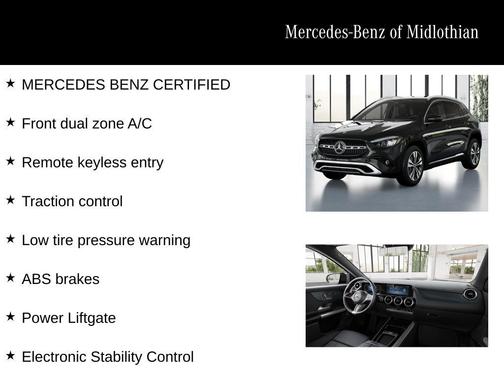 Midnight Black 2026 Mercedes-Benz GLA 250 Base 4MATIC