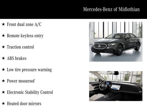 2026 Mercedes-Benz E-Class E 350 4MATIC