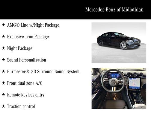 2025 Mercedes-Benz C-Class C 300 4MATIC