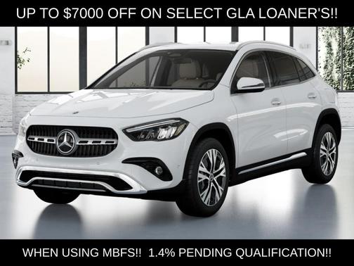 Polar White 2026 Mercedes-Benz GLA 250 Base 4MATIC